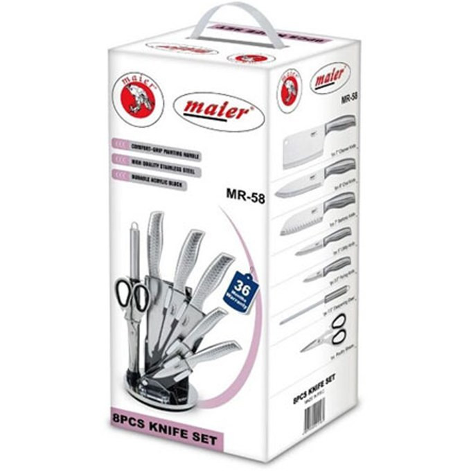 سرویس چاقو آشپزخانه 8 پارچه مایر MR-58