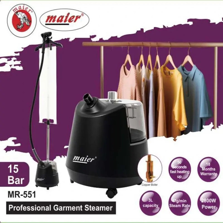 اتو بخار ایستاده مایر مدل MR551 ظرفیت ۳ لیتر