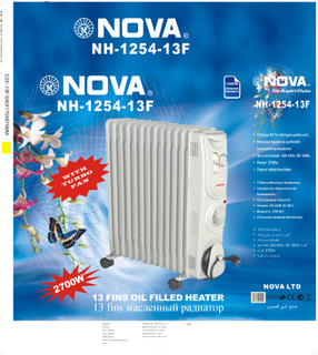 شوفاژ برقی نووا مدل NH1254 -13F