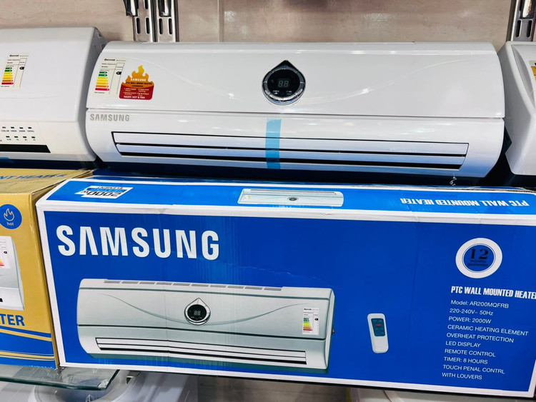 بخاری هیتر برقی پنلی دیواری طرح اسپیلت سامسونگ SAMSUNG